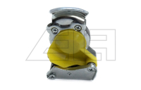 Compressed air valve yellow