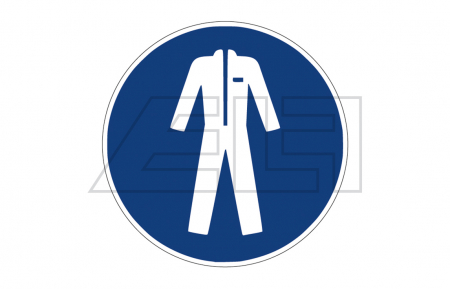 "Use protective clothing" sticker - 21389840