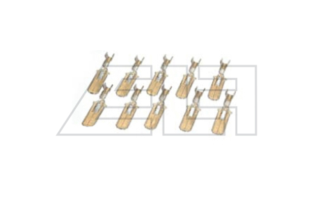 Flachstecker 0,3-0,8 mm² VPE=50 - 215319