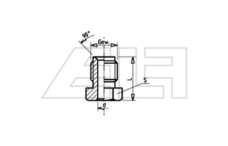 Anschlussstück Bremsleitung - 216233