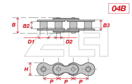 Single Roller Chain - 457533