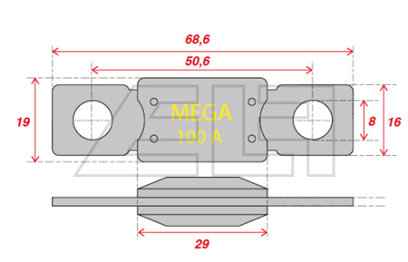 Strip fuse VPE=10 pieces - 5005