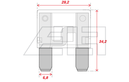 Plug-in fuse (VPE=10 pieces) - 5108