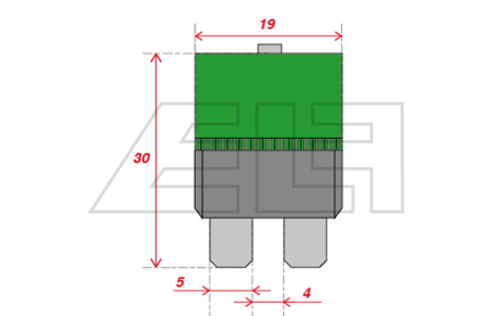 Stecksicherung 30A - reset - 5642