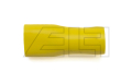 Flat receptacle, Yellow, Insulated - 21457092