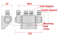 Turning block with control valve - 217238