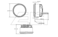 LED Fahrscheinwerfer Modell 6130 Evolution - 823207